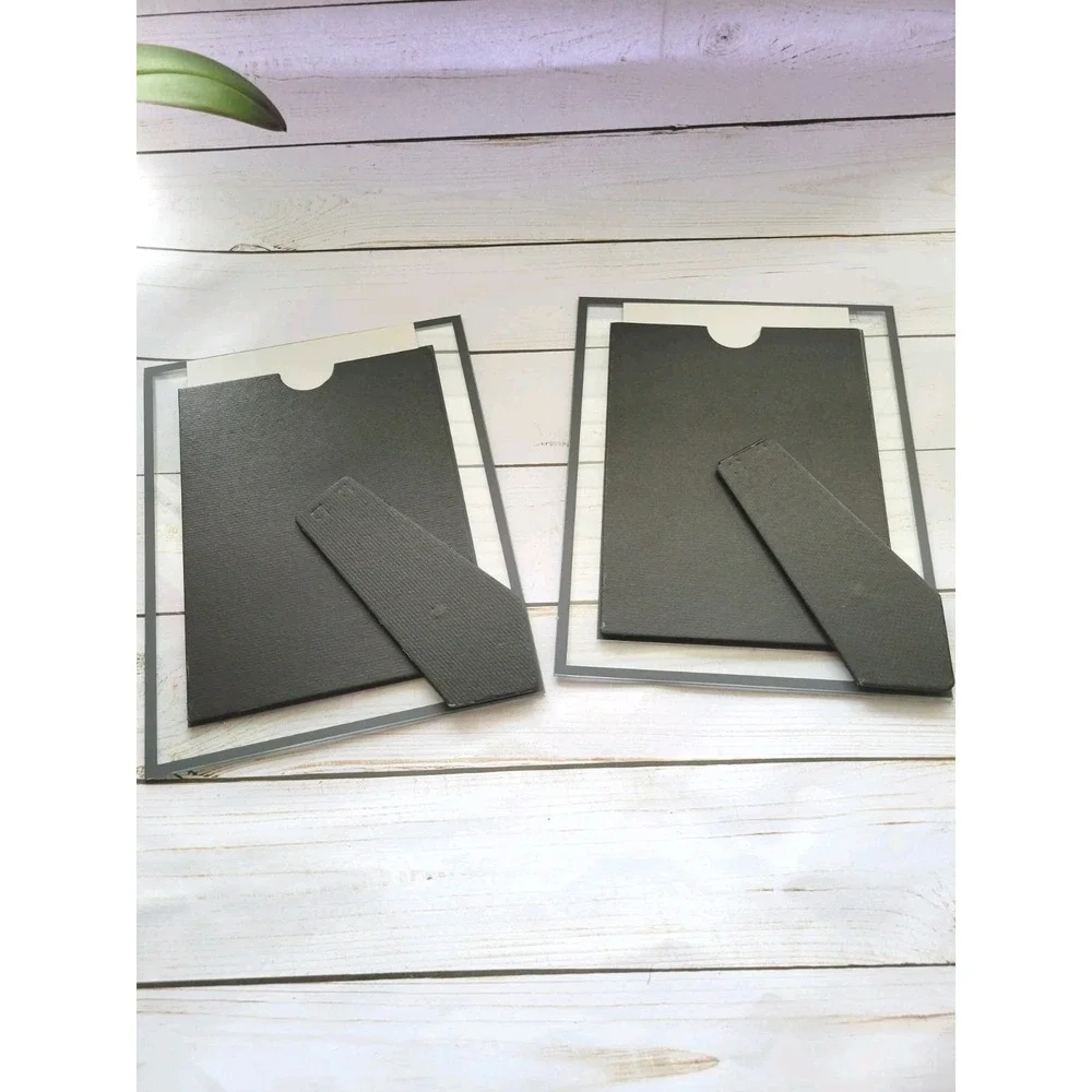 Picture Frames‎ 5x7 Mirrored Edge Glass Frame - Table Mount - 2 Frames Included